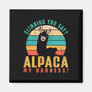 Íman Você Diz Subindo Alpaca Meu Arreio! Pedra Engraçad