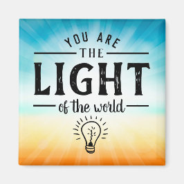 Íman Você é a Luz do Mundo, Bíblia Verso Design