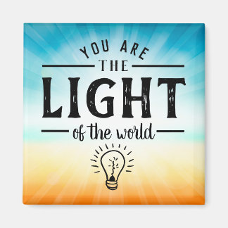 Íman Você é a Luz do Mundo, Bíblia Verso Design