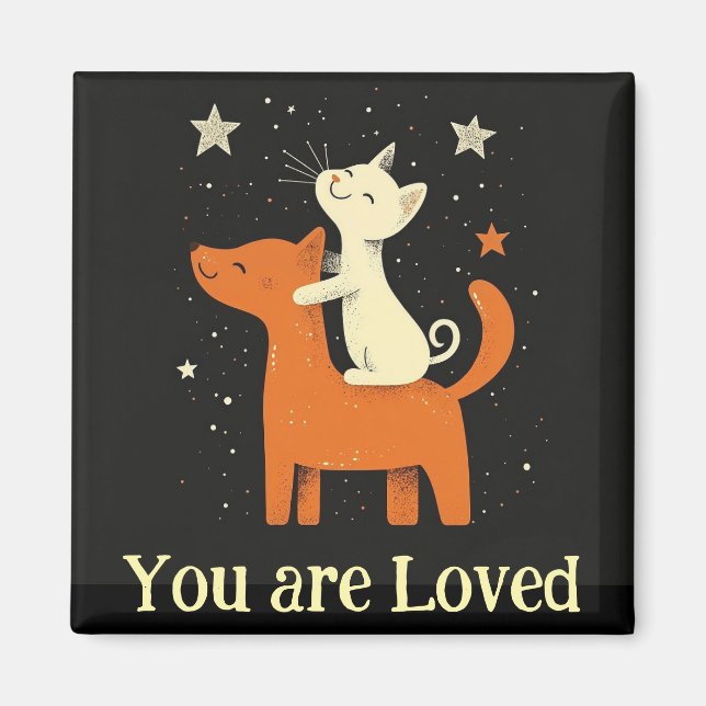 Íman Você é amado. (Frente)