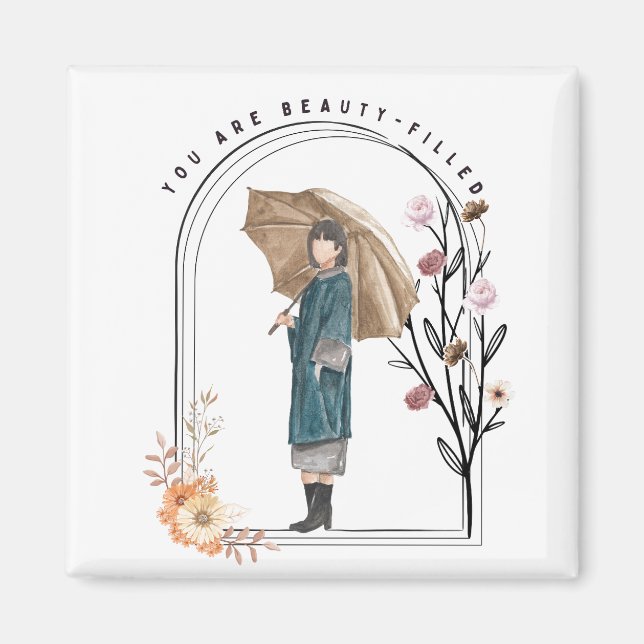 Íman Você É Bela Preenchida (Frente)