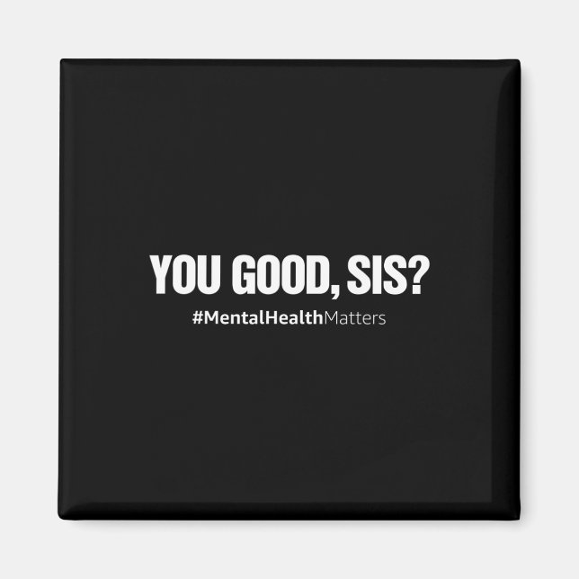 Íman Você é bom, saúde mental, conselheiro humano do cé (Frente)