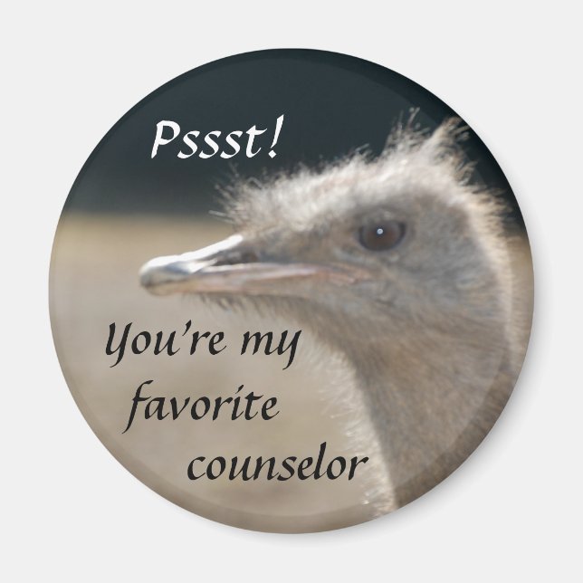 Íman Você é meu conselheiro favorito - ímã (Frente)
