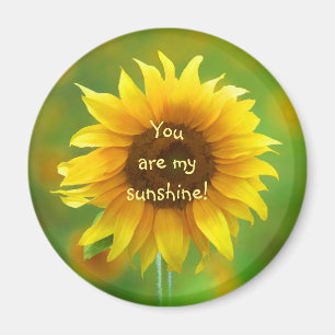 Íman Você é meu encorajamento Sunshine, Sunflower