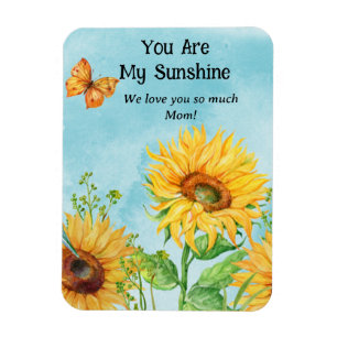 Íman VOCÊ É MEU SOL GIRASSOL ÍMÃ (Personalize)