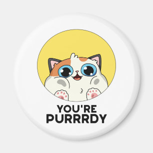 Íman Você é Purrdy Gato Pun