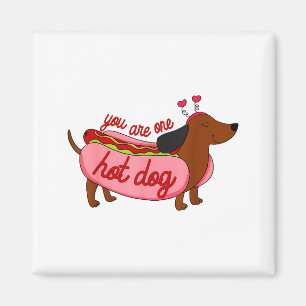 Íman Você é um Cachorrinho Quente Dachshund Fofo no Dia