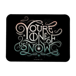 Íman Você é um de nós, agora, com uma imagem colorid