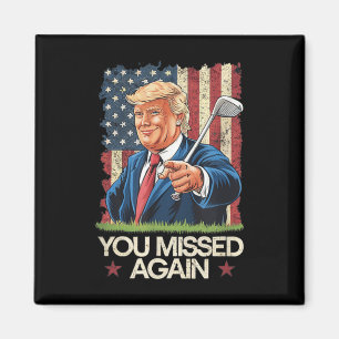 Íman Você Errou Novamente Trump 2024 Bandeira EUA