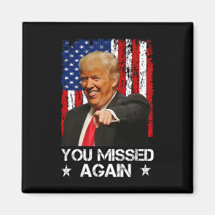 Íman Você Errou Novamente Trump 2025 Bandeira EUA 2