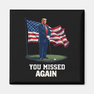 Íman Você Errou Novamente Trump 2025 Bandeira EUA 3