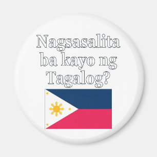 Íman Você fala o Tagalog? no Tagalog. Bandeira
