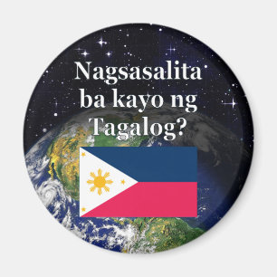 Íman Você fala Tagalog? no Tagalog. Sinalizador e Terra