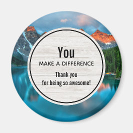 Íman Você faz a diferença — paisagem cense de montanha