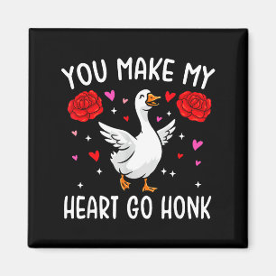 Íman Você Faz Meu Coração Ir Honk Ganso de São Valentim
