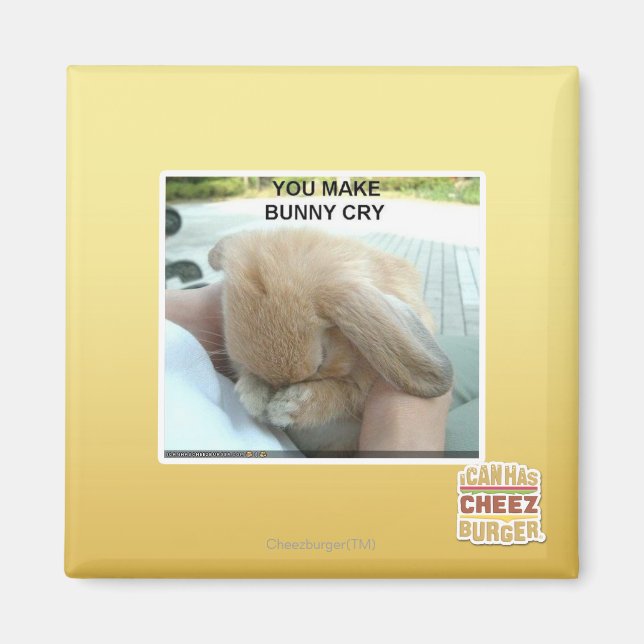 Íman Você faz o coelho chorar (Frente)