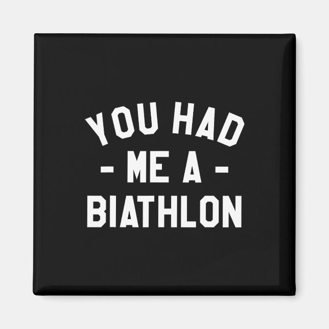 Íman Você Me Teve Um Biatleta De Biatlo (Frente)