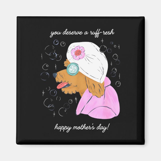 Íman Você merece um dia das mães feliz e renovado  (Frente)