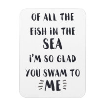 Você nadou para mim - Romântico Citação