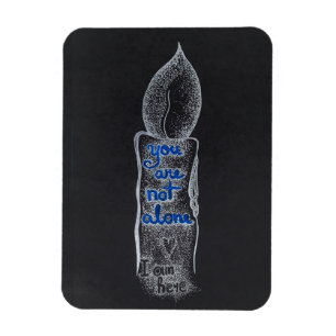 Íman Você não está sozinho com compaixão, citação de bo