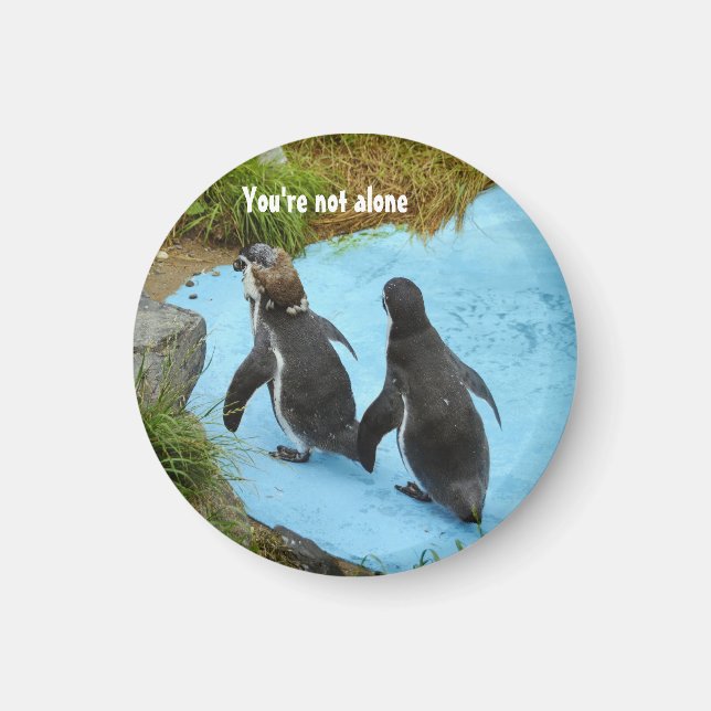 Íman Você não está sozinho Magnet (Frente)