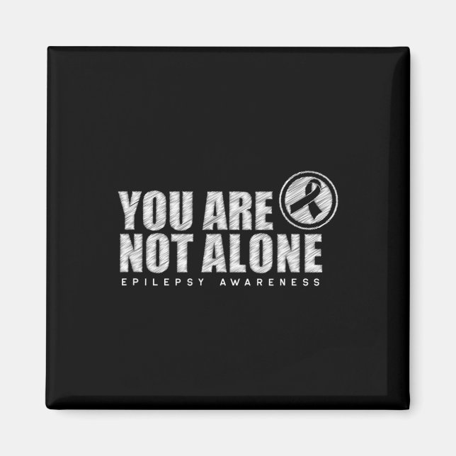 Íman Você Não Está Sozinho Vista Epilepsia No Dia Púrpu (Frente)