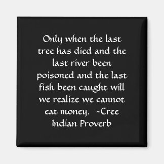 Íman Você não pode comer dinheiro