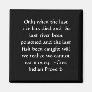Íman Você não pode comer o ímã do dinheiro