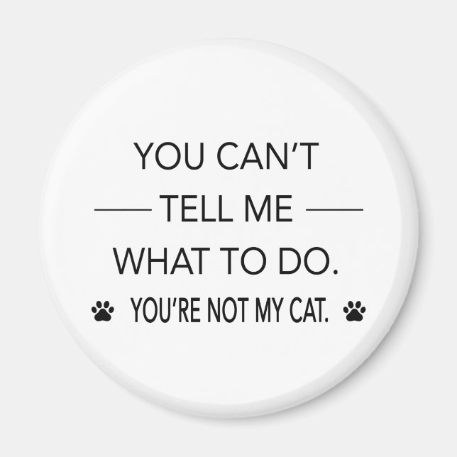 Íman Você Não Pode Me Dizer O Que Fazer Você Não É Meu  (Frente)