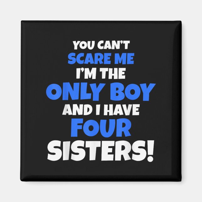 Íman Você não pode me dizer que tenho quatro irmãs irmã (Frente)