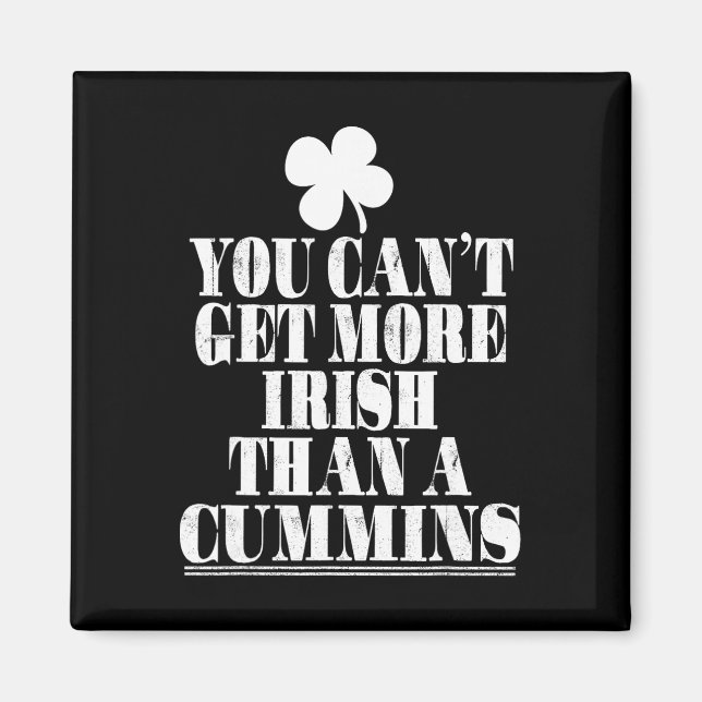 Íman Você Não Pode Ser Mais Irlandês Do Que Cummins St  (Frente)