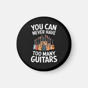 Íman Você Nunca Pode Ter Muitos Violões Músico Divertid
