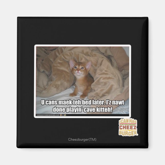 Íman Você pode dormir mais tarde. (Frente)