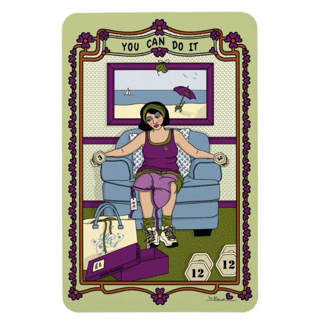 Íman Você Pode Fazer O Refrigerador It_A_4x6 (Vertical)