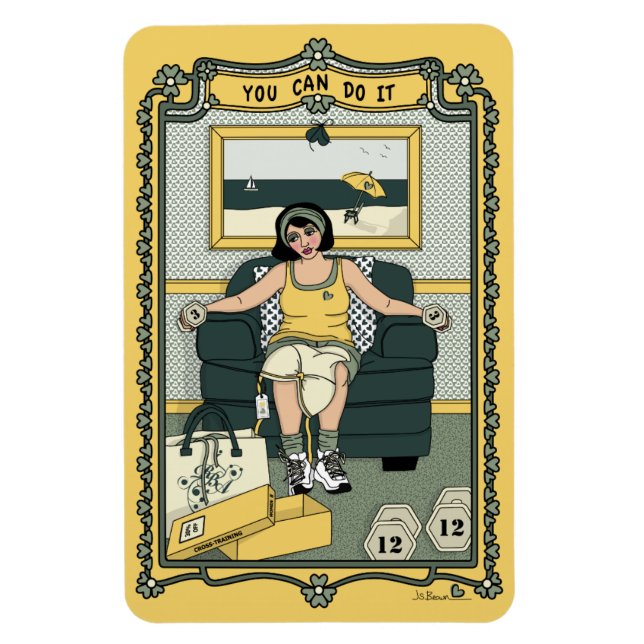 Íman Você Pode Fazer O Refrigerador It_C_4x6 (Vertical)