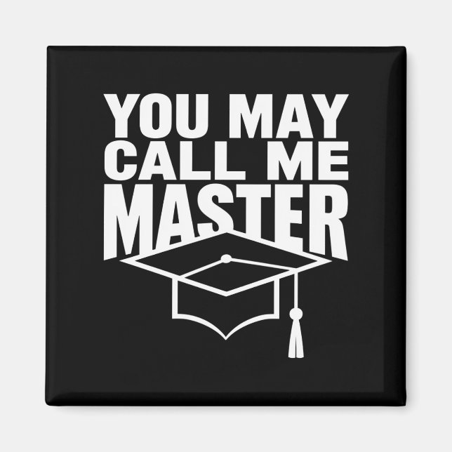 Íman Você Pode Me Chamar de Graduado em Mestrado 2024 (Frente)