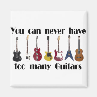 Íman Você pode nunca ter presentes demais das guitarra