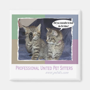 Íman Você recordou registrar o baby-sitter do animal d