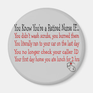 Íman Você sabe que é uma ENFERMEIRA RETIRADA SE...