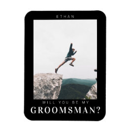 Íman Você será meu Padrinho de casamento Minima Foto Mo