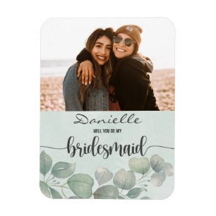 Íman Você Será Minha Coluna De Bridesmaid Elegante De
