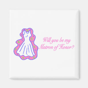 Íman Você Será Minha Matriz De Honra (Vestido)?