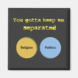 Íman Você tem que me manter separado - política e relig