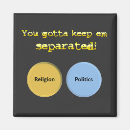 Íman Você tem que me manter separado - política e relig