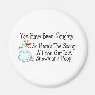 Íman Você Tem Sido Um Poop De Snowmans Malvado