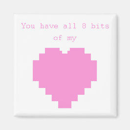 Íman Você tem todos os 8 bits do meu Namorados de Jogos