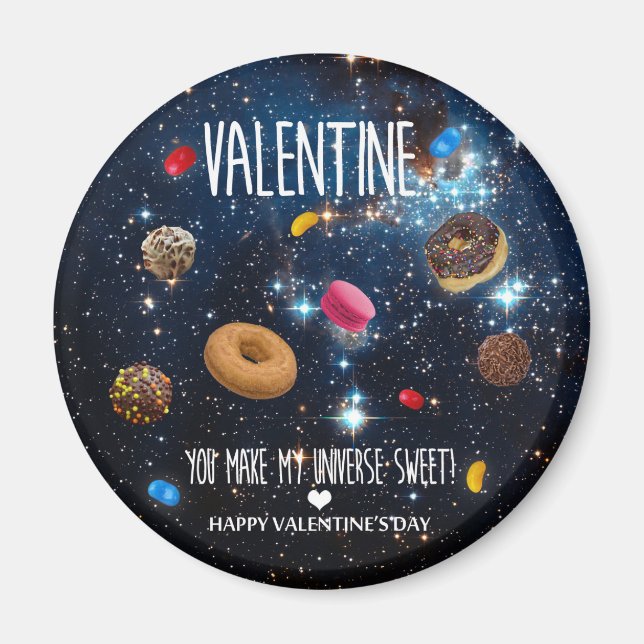 Íman Você torna meu universo doce Valentim (Frente)