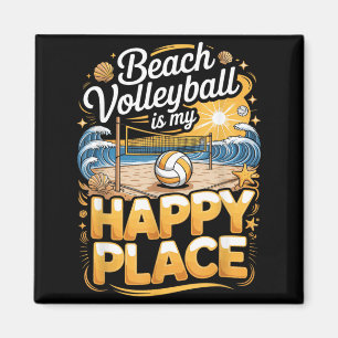 Íman Volei de Praia é Meu Local Feliz Jogador
