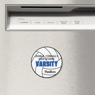 Íman Vôlei de Varsity Azul Personalizado Equipe de Esco