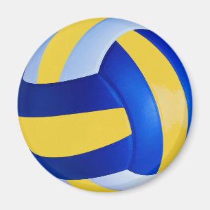 Íman Voleibol azul e amarelo
